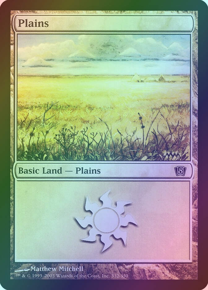 Plains (8ED) (332★) / Foil