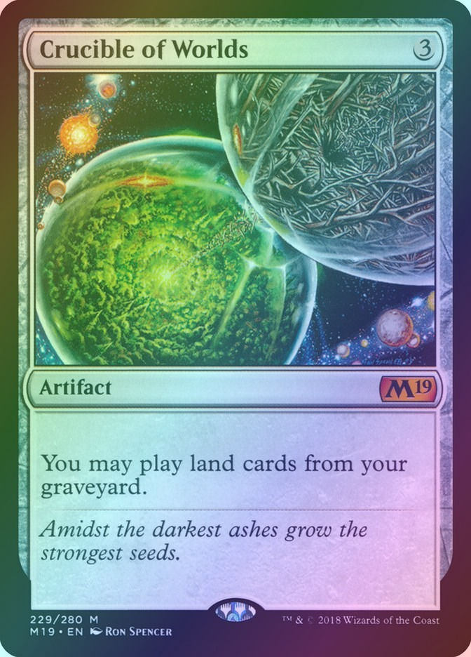 Crucible of Worlds (M19) (229) / Foil
