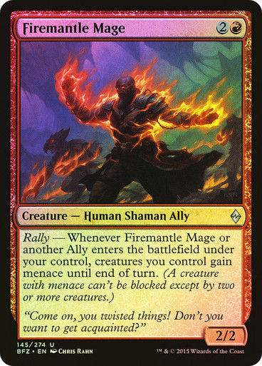 Firemantle Mage (BFZ) (145) / Foil