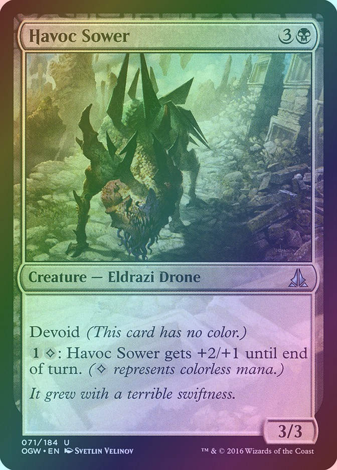 Havoc Sower (OGW) (71) / Foil