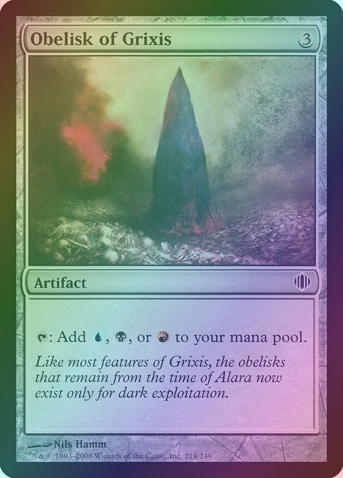 Obelisk of Grixis (ALA) (214) / Foil