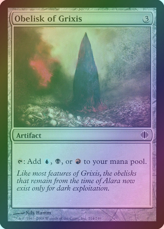 Obelisk of Grixis (ALA) (214) / Foil