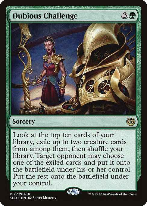 Dubious Challenge (KLD)