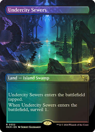 Undercity Sewers (mkm) (332) / Borderless Foil