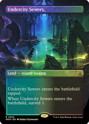 Undercity Sewers (mkm) (332) / Borderless Foil