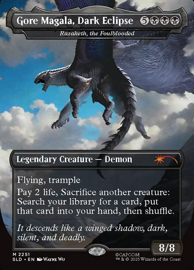 Razaketh, the Foulblooded (SLD) (2251) / Borderless