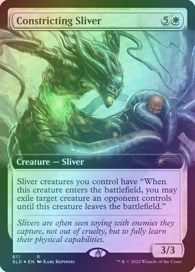 Constricting Sliver (SLD) (611) / Extended Art / Foil