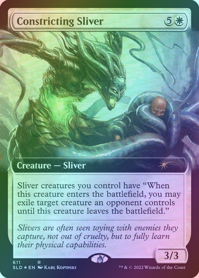 Constricting Sliver (SLD) (611) / Extended Art / Foil