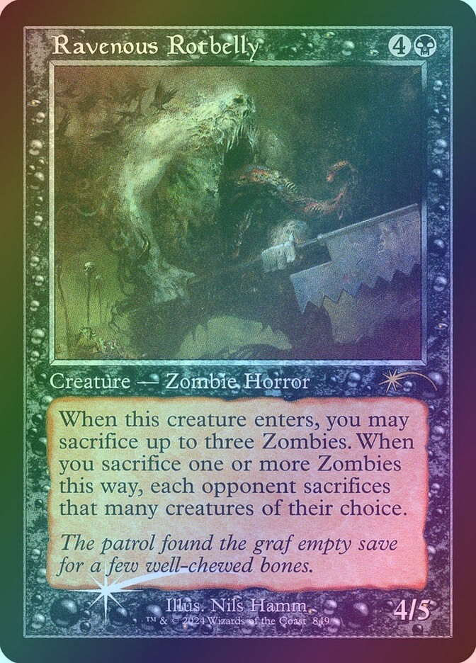 Ravenous Rotbelly (SLD) (849) / Foil