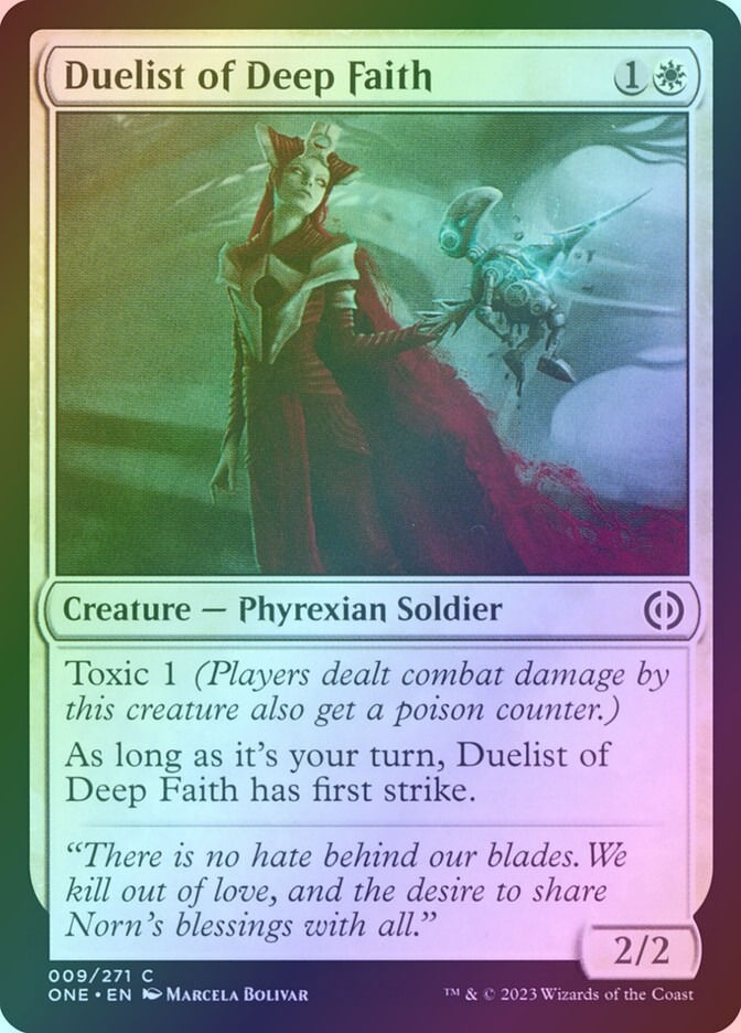 Duelist of Deep Faith (ONE) (9) / Foil