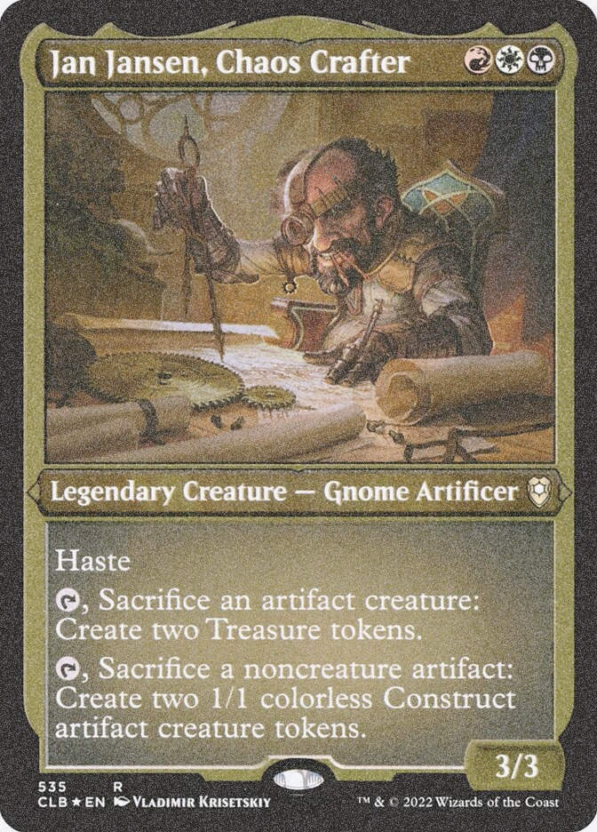Jan Jansen, Chaos Crafter (CLB) (535) / Foil Etched
