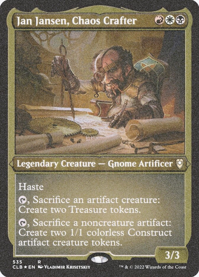 Jan Jansen, Chaos Crafter (CLB) (535) / Foil Etched