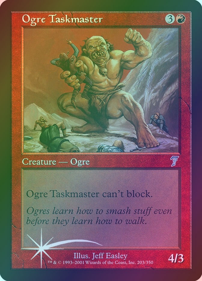 Ogre Taskmaster (7ED) (203★) / Foil