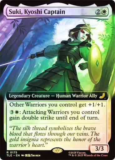 Suki, Kyoshi Captain (TLE) (175) / Extended Art / Foil
