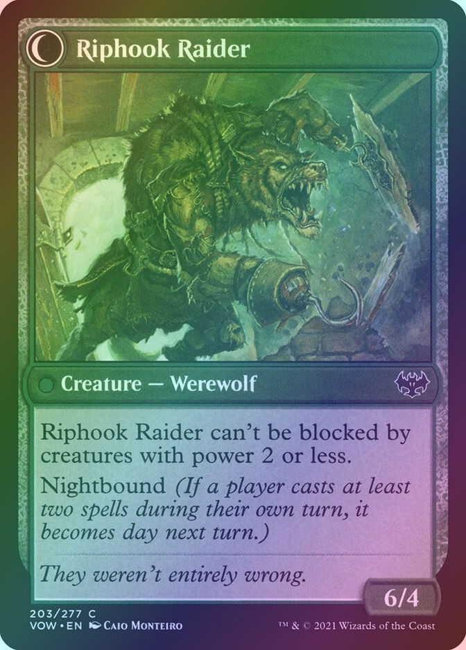 Hookhand Mariner // Riphook Raider (VOW) (203) / Foil — cara 2 de 2