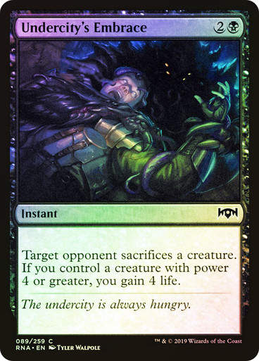 Undercity's Embrace (RNA) (89) / Foil