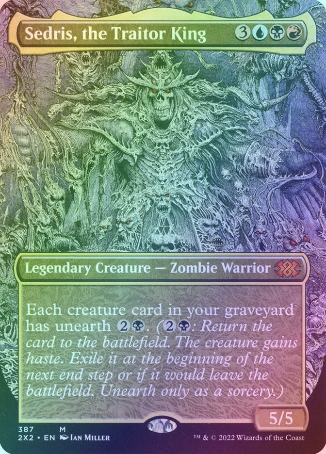 Sedris, the Traitor King (2X2) (387) / Borderless / Foil