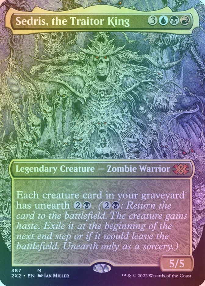 Sedris, the Traitor King (2X2) (387) / Borderless / Foil