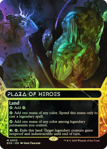 Plaza of Heroes (EOS) (33) / Borderless / Foil