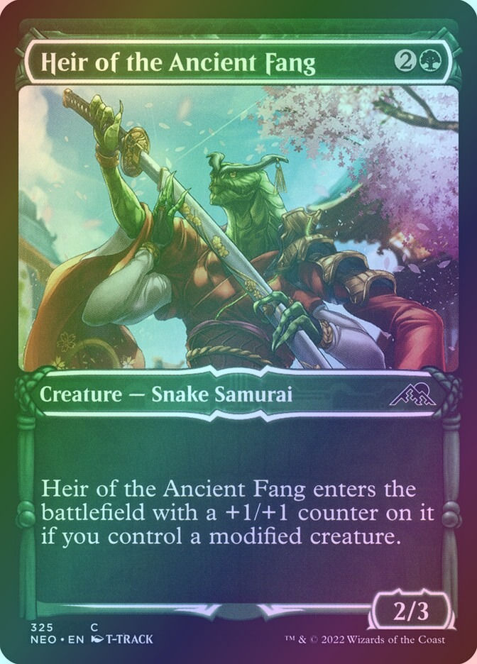 Heir of the Ancient Fang (NEO) (325) / Showcase / Foil