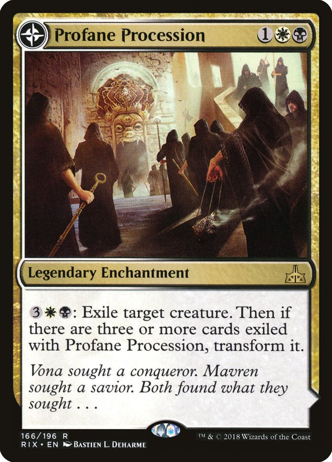 Profane Procession // Tomb of the Dusk Rose (RIX) (166) — cara 1 de 2