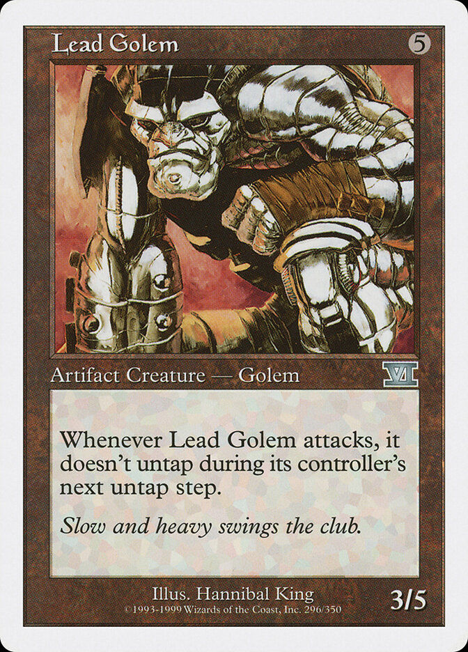 Lead Golem (6ED) (296)