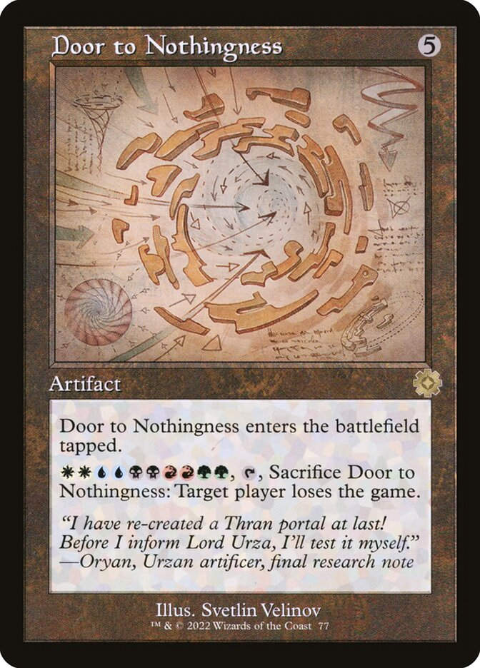 Door to Nothingness (BRR) (77) / Schematic