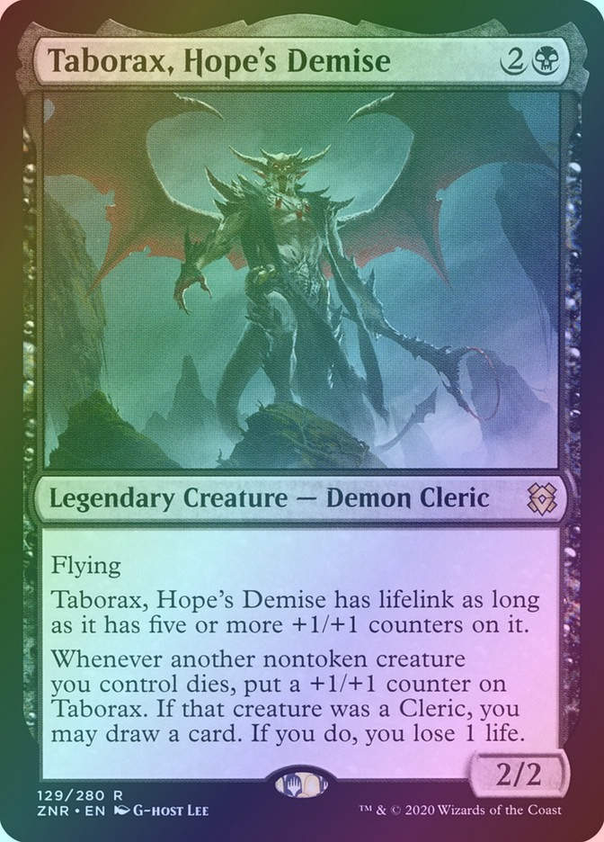 Taborax, Hope's Demise (ZNR) (129) / Foil