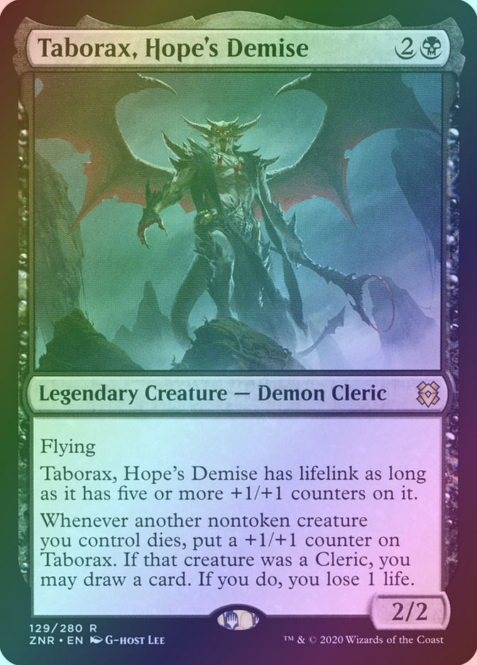 Taborax, Hope's Demise (ZNR) (129) / Foil