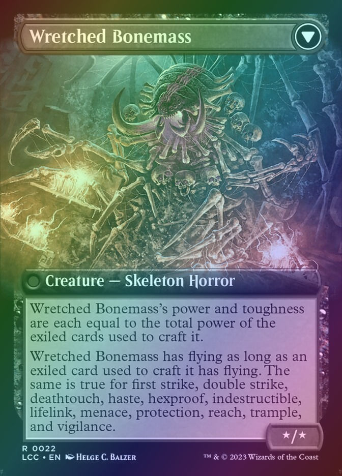 Altar of the Wretched // Wretched Bonemass (LCC) (22) / Extended Art / Foil — cara 2 de 2