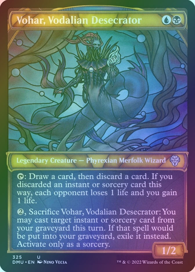 Vohar, Vodalian Desecrator (DMU) (325) / Showcase / Foil