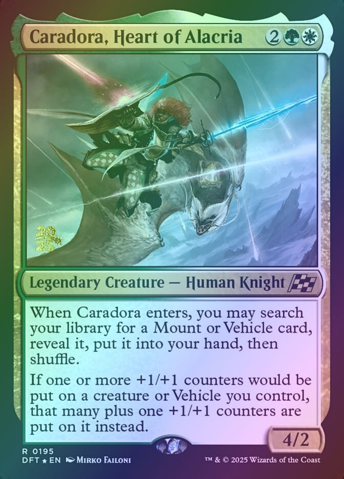 Caradora, Heart of Alacria (PDFT) (195s) / Foil