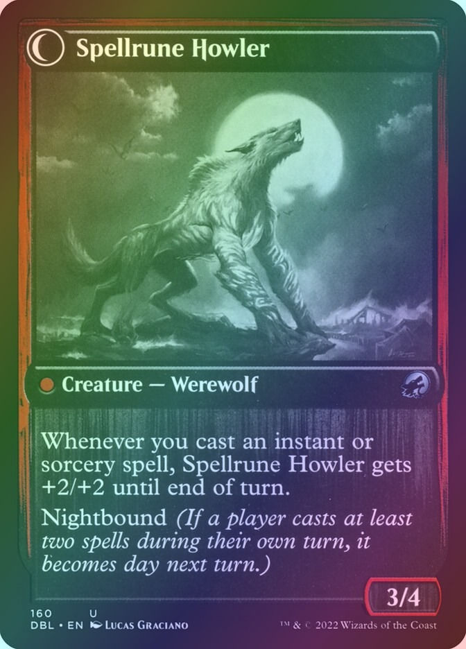 Spellrune Painter // Spellrune Howler (DBL) (160) / Foil — cara 2 de 2