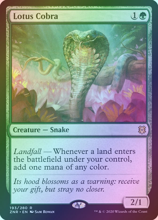 Lotus Cobra (ZNR) (193) / Foil