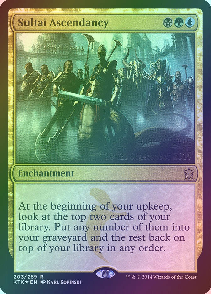 Sultai Ascendancy (PKTK) (203s) / Foil
