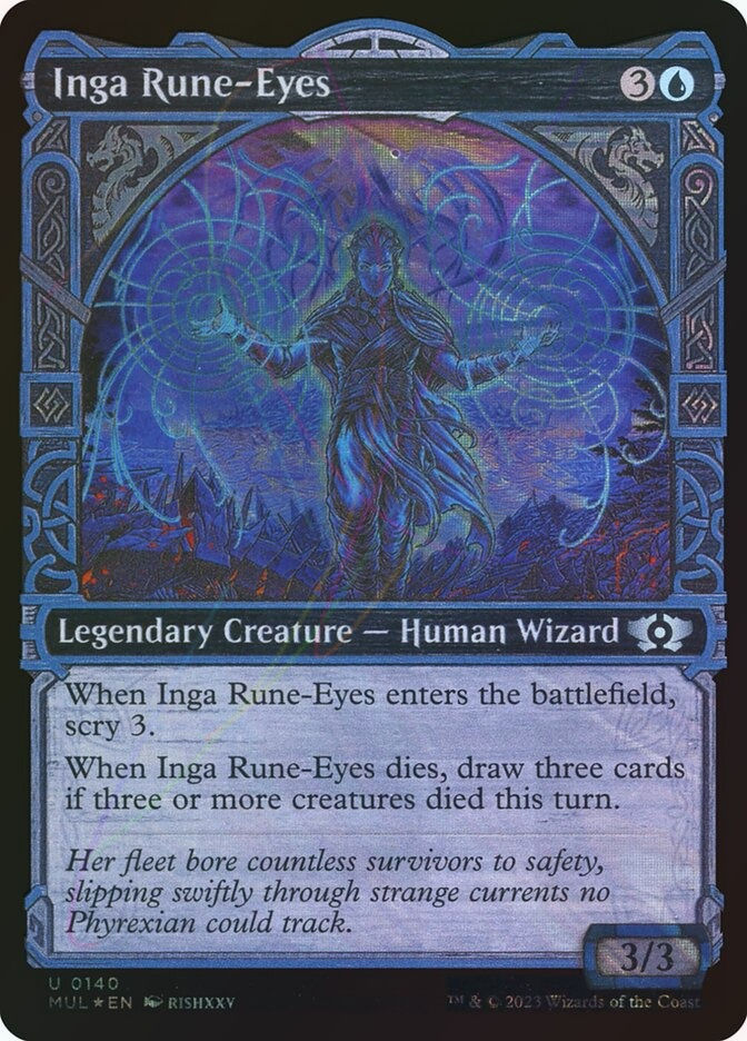 Inga Rune-Eyes (MUL) (140) / Showcase / Halo Foil