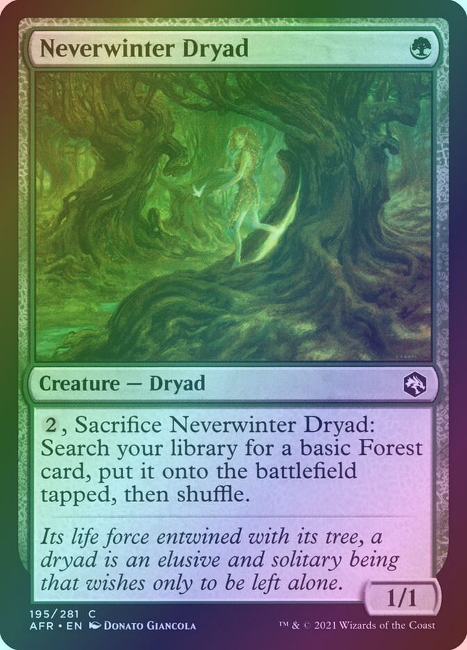 Neverwinter Dryad (AFR) (195) / Foil