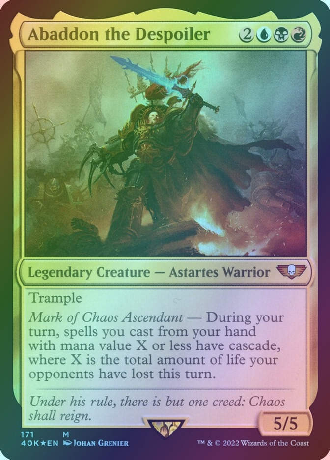 Abaddon the Despoiler (40K) (171) / Foil