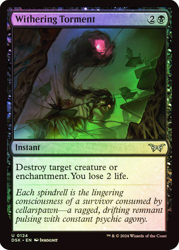 Withering Torment (DSK) (124) / Foil