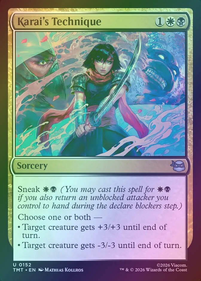 Karai's Technique (TMT) (152) / Foil