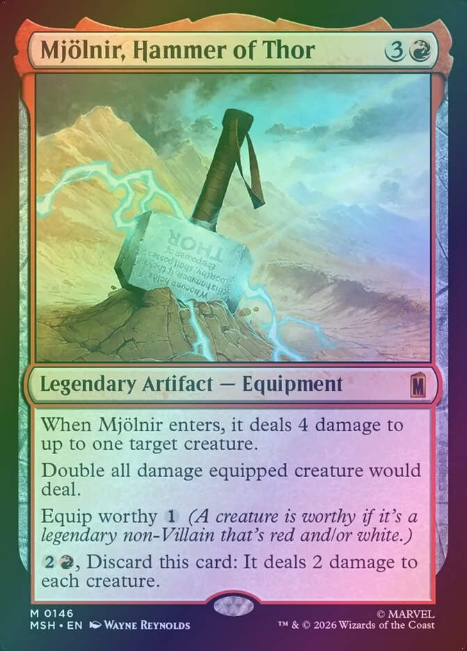Mjölnir, Hammer of Thor (MSH) (146) / Foil