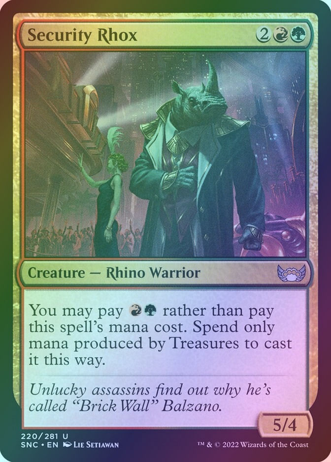 Security Rhox (SNC) (220) / Foil