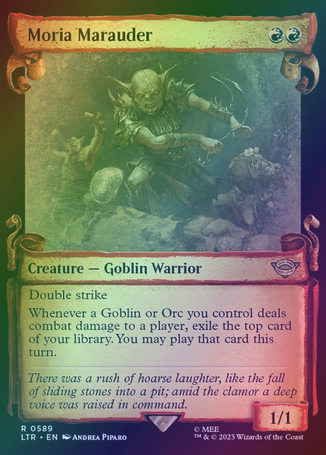 Moria Marauder (LTR) (589) / Showcase / Foil