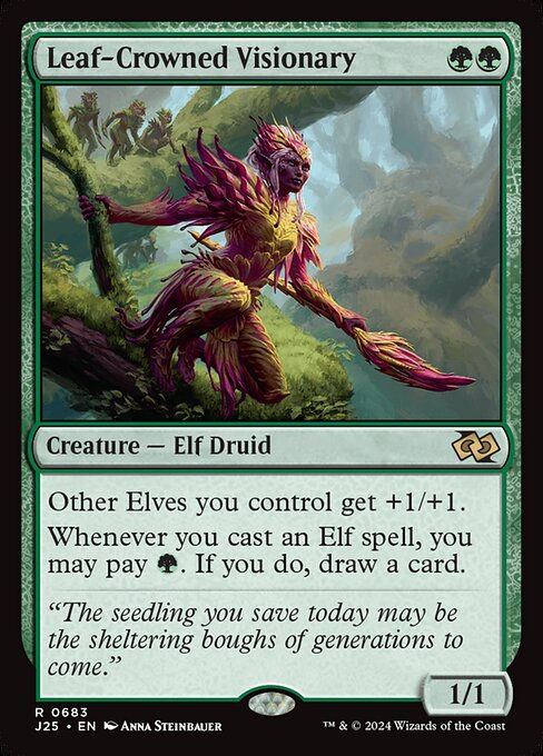 Leaf-Crowned Visionary (J25) (683)