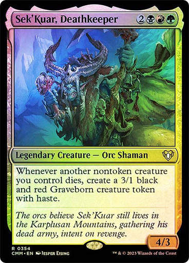 Sek'Kuar, Deathkeeper (cmm) / Foil