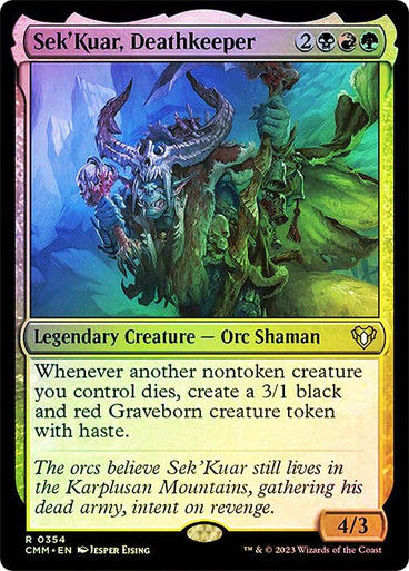 Sek'Kuar, Deathkeeper (cmm) / Foil
