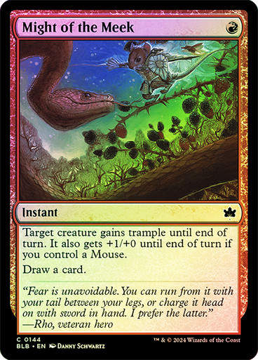 Might of the Meek (blb) (144) / Foil