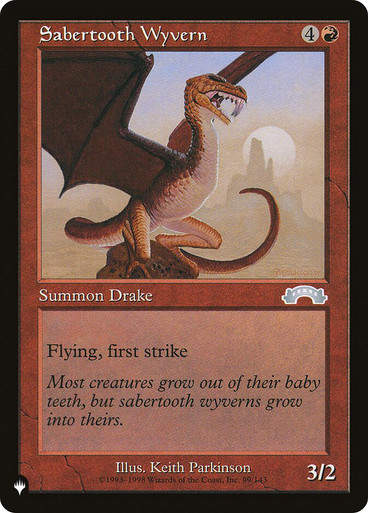 Sabertooth Wyvern (PLST) (EXO-99)