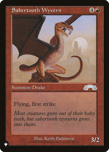 Sabertooth Wyvern (PLST) (EXO-99)