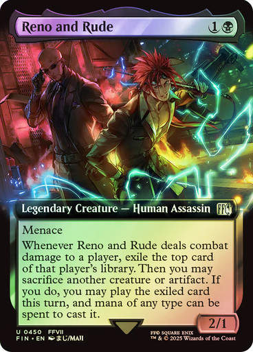 Reno and Rude (FIN) (450) / Extended Art / Foil